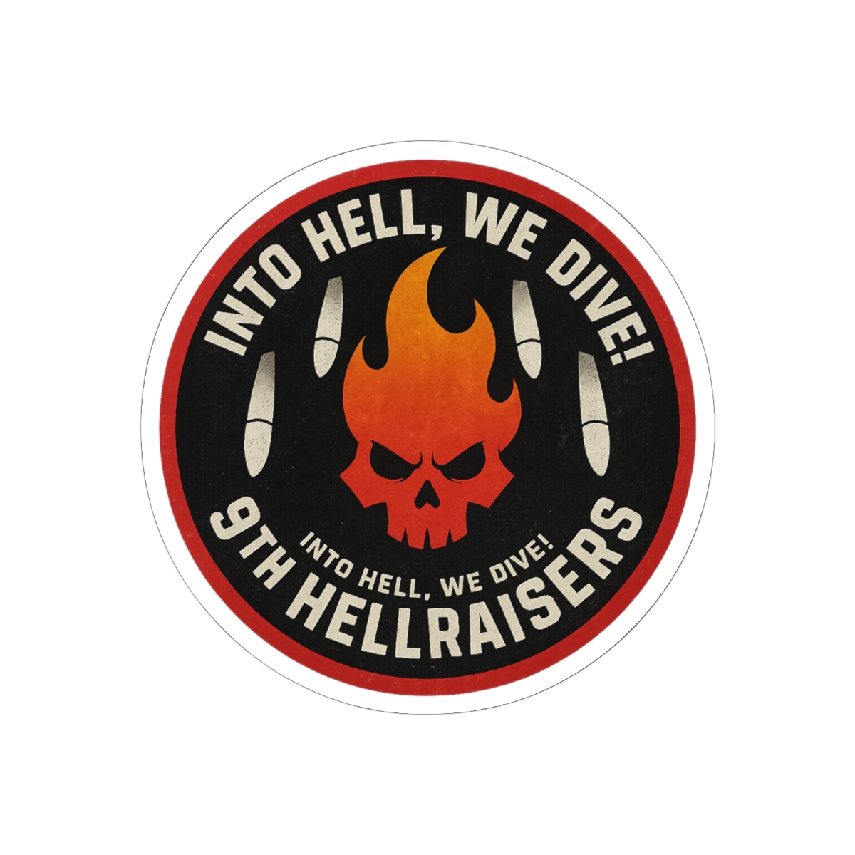 Hellraisers Bold Sticker | Thrill-Seeker Vinyl Decal