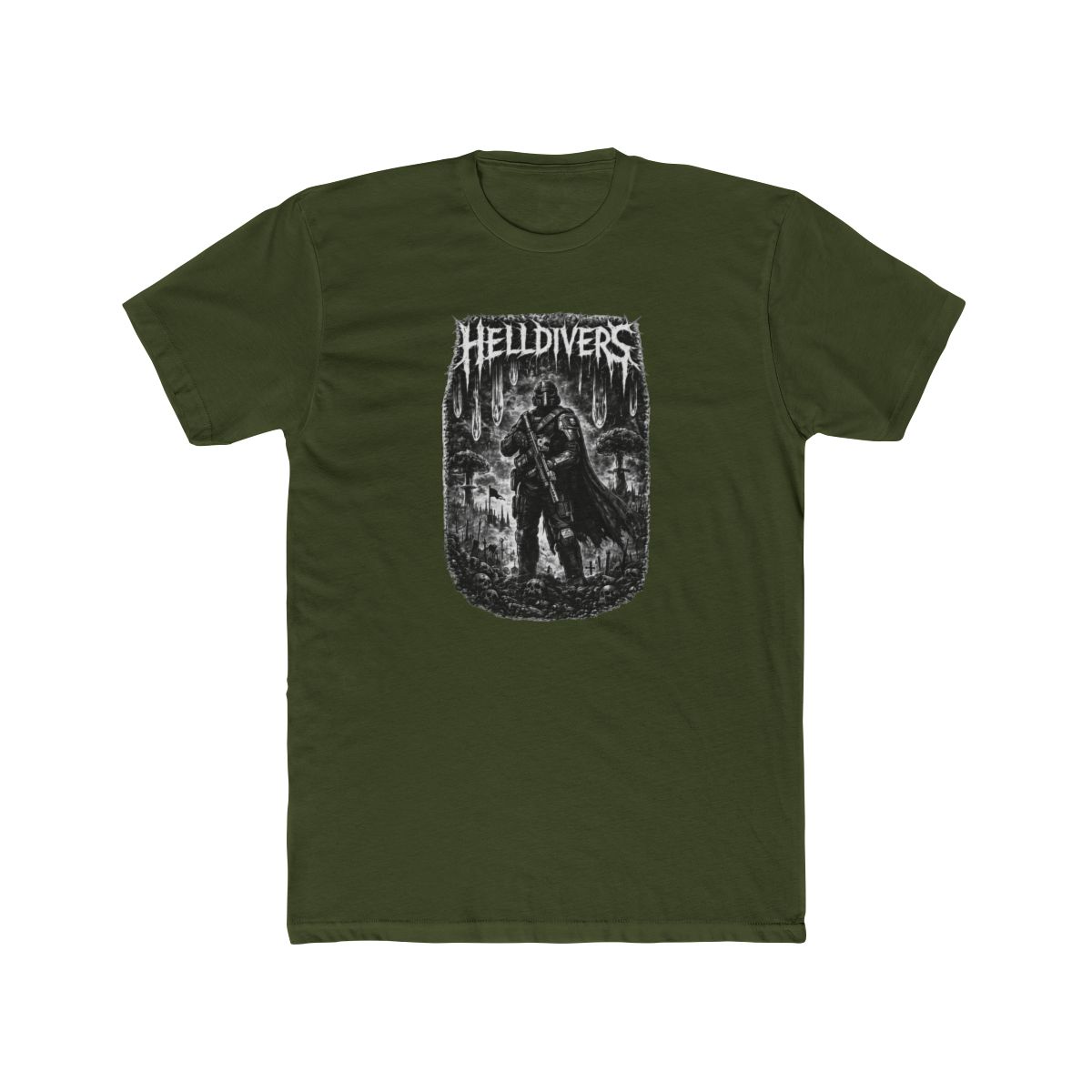 Helldivers Deathcore Design T Shirt