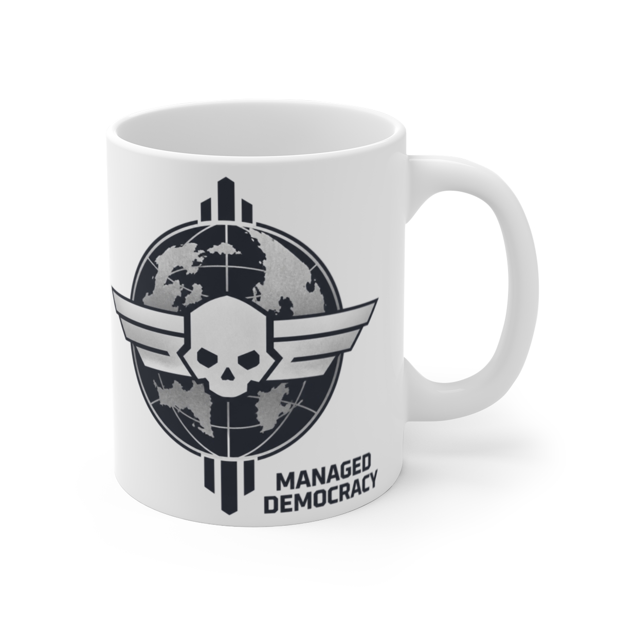 Helldivers "Super Earth" White Mug