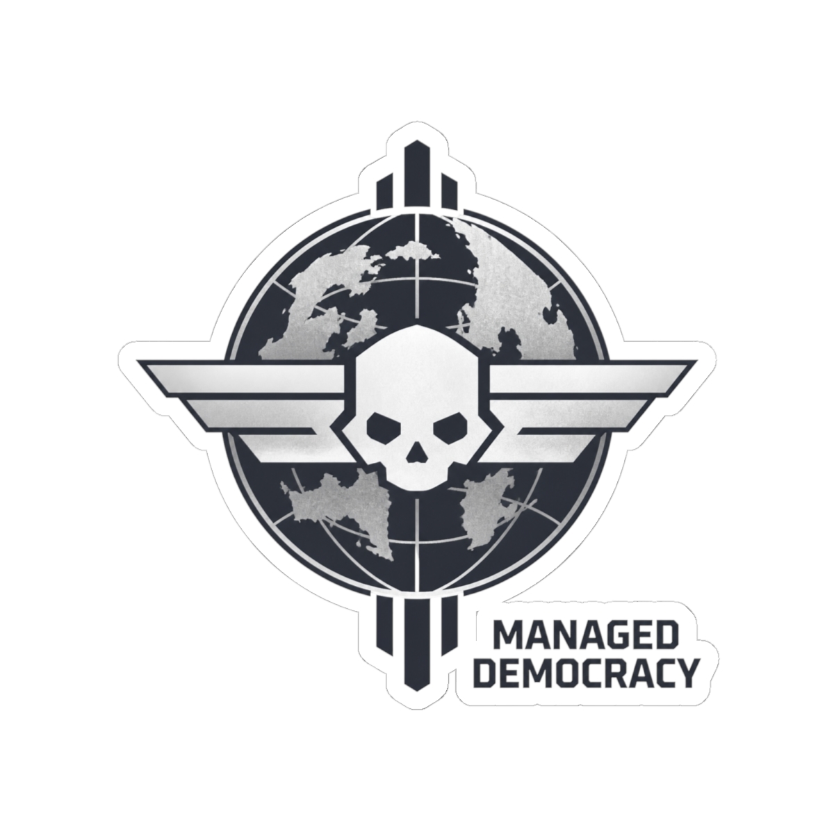 Helldivers "Super Earth" Sticker